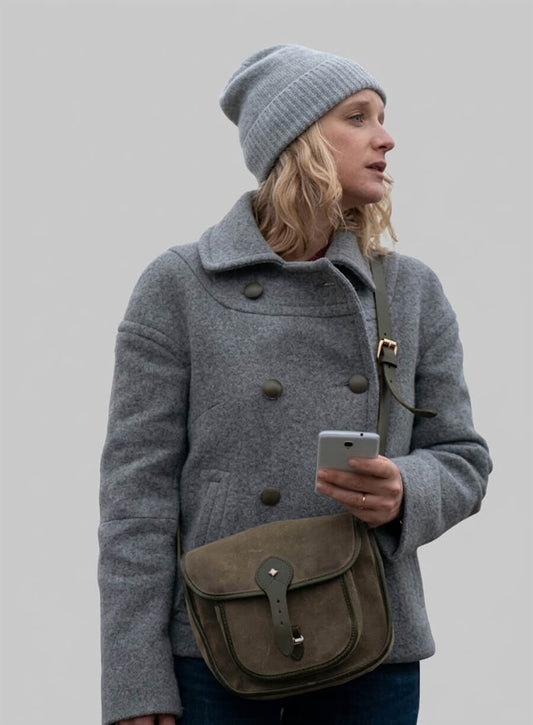 Ludivine Sagnier Wool Coat