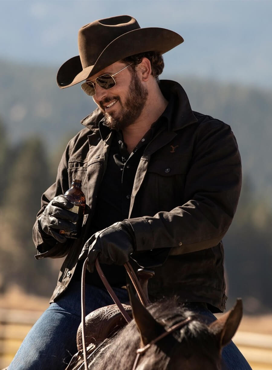 Yellowstone Rip Wheeler Black Jacket 
