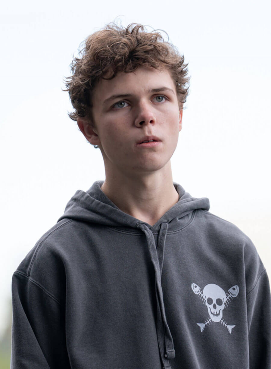 Colin O’Brien Tracker S03 Spencer Flint Grey Zip-up Hoodie 