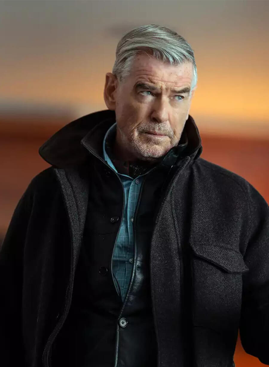 Conrad Harrigan MobLand S01 Black Wool Jacket