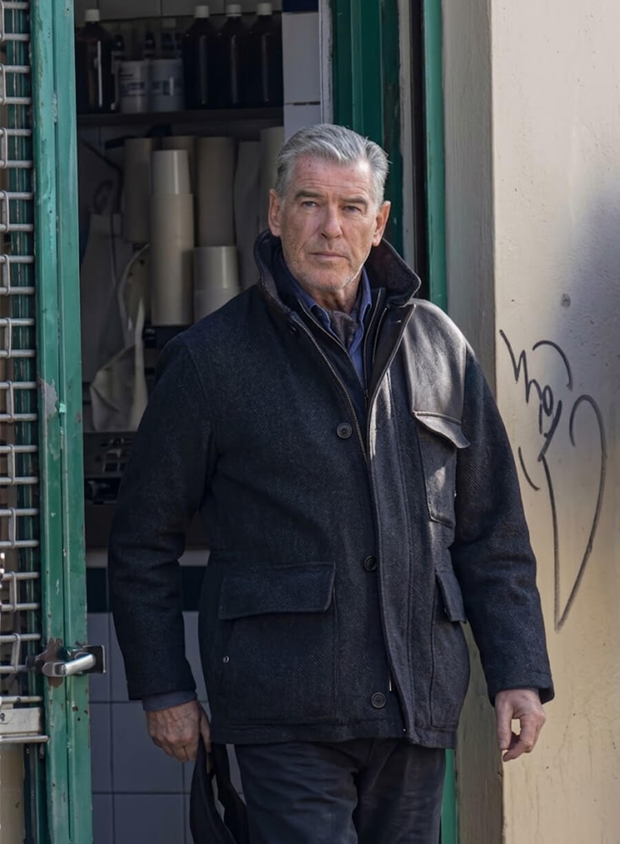 Conrad Harrigan MobLand S01 Black Wool Jacket