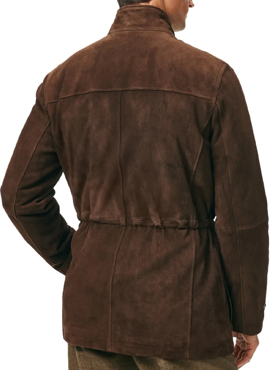 Conrad Harrigan MobLand S01 Brown Suede Leather Jacket