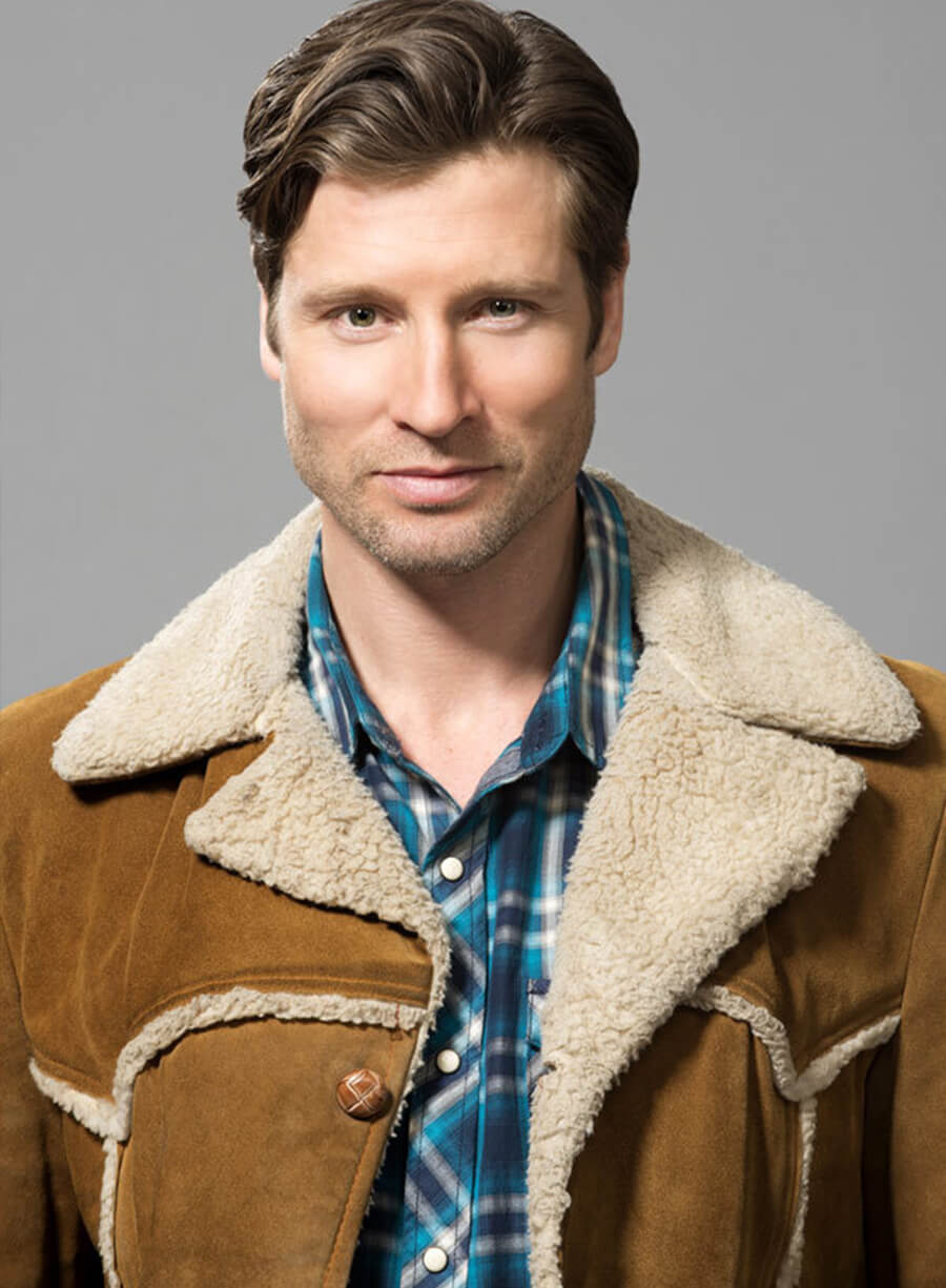 Damon Runyan One Starry Christmas Brown Suede Jacket