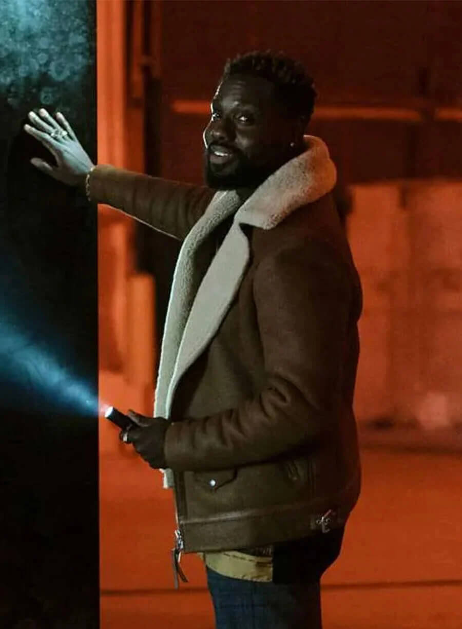 Leighton Vance Shearling Suede Jacket