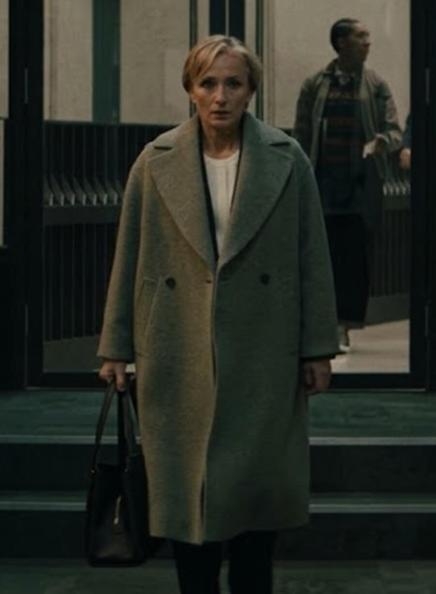 Diana Taverner Slow Horses S04 Gray Wool Coat