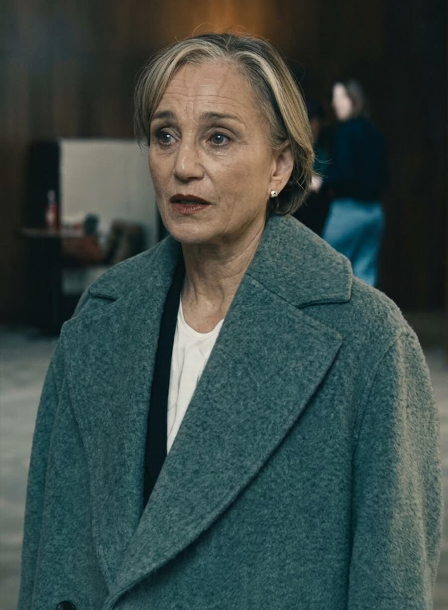 Diana Taverner Slow Horses S04 Gray Wool Coat