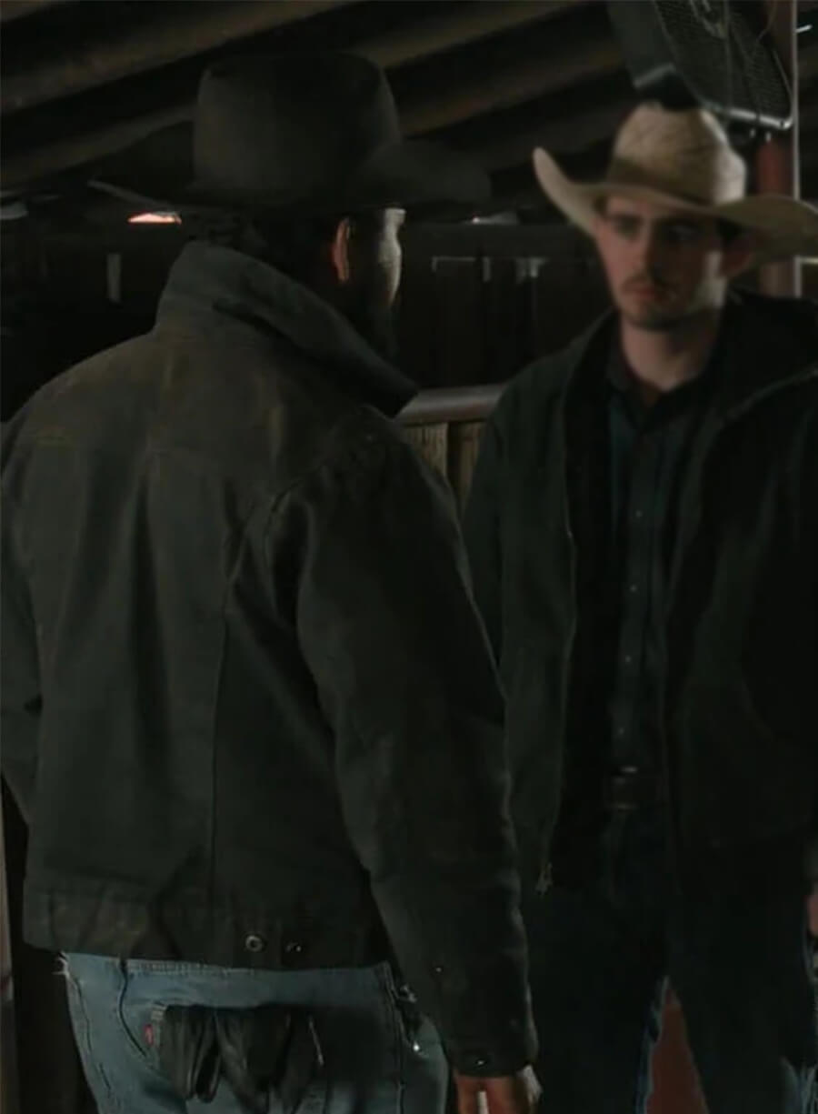 Cole Hauser Dutton Ranch Black Jacket