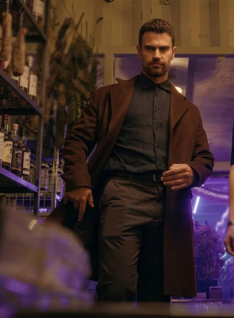 Eddie Halstead The Gentlemen S01 Brown Trench Coat