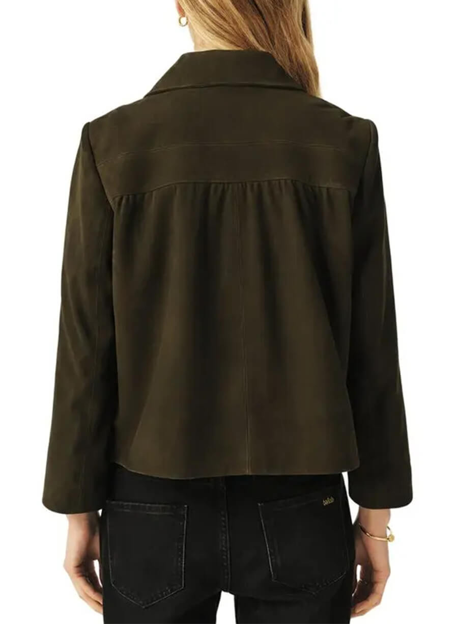 Annika Neagley S01 Suede Green Jacket