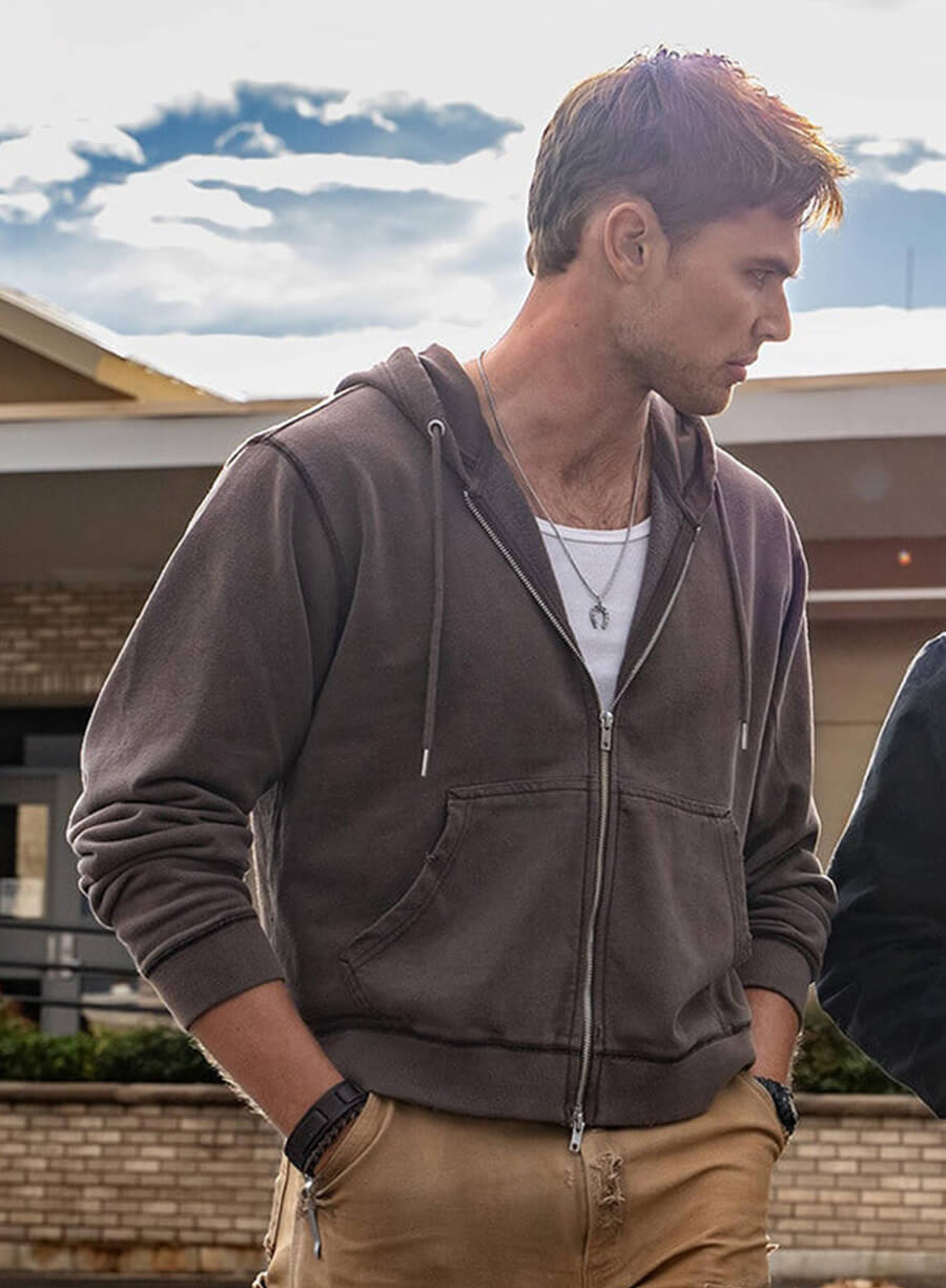 Garrett Wareing Ransom Canyon S02 Lucas Russell Hooded Jacket