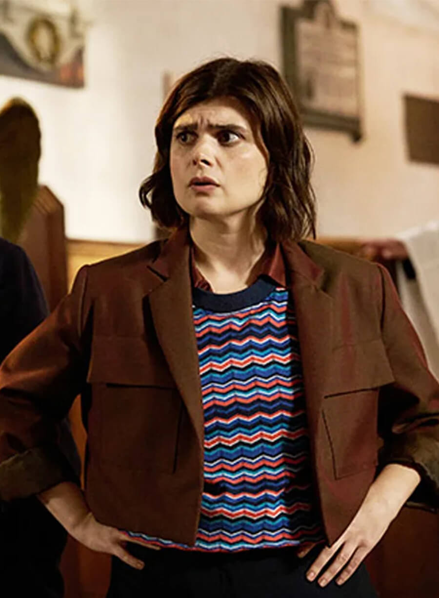 Gwyneth Keyworth Brown Jacket