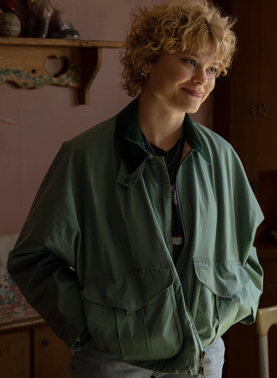 Hannah Christine Lanterns S01 Green Jacket