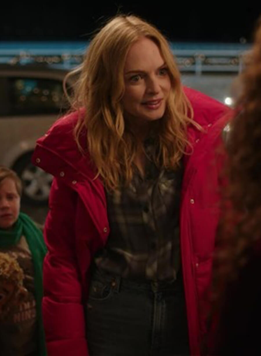 Heather Graham Best Christmas Ever Charlotte Puffer Jacket