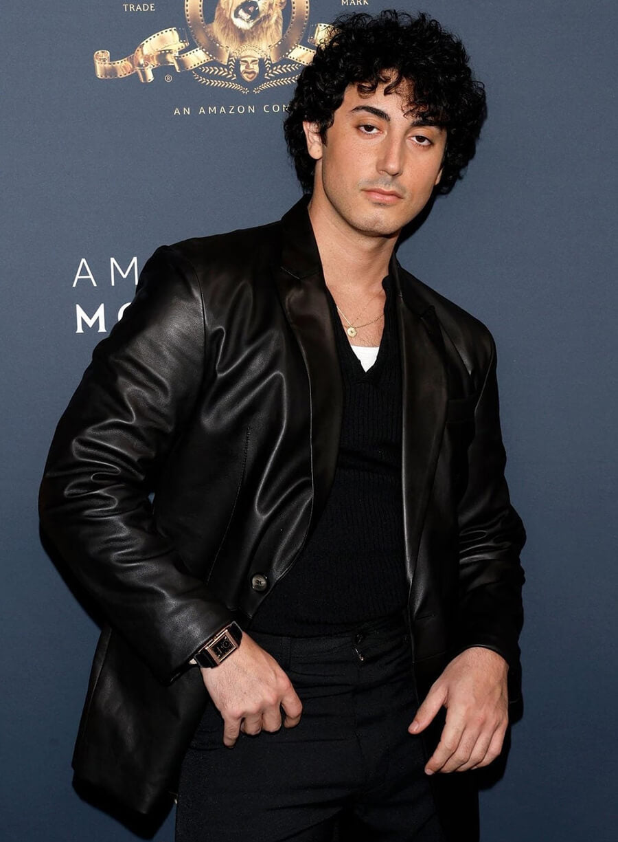 I Play Rocky 2026 Event Anthony Ippolito Black Leather Blazer