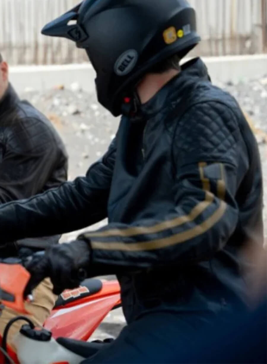 In the Grey Jonathan Moreno Leather Jacket 