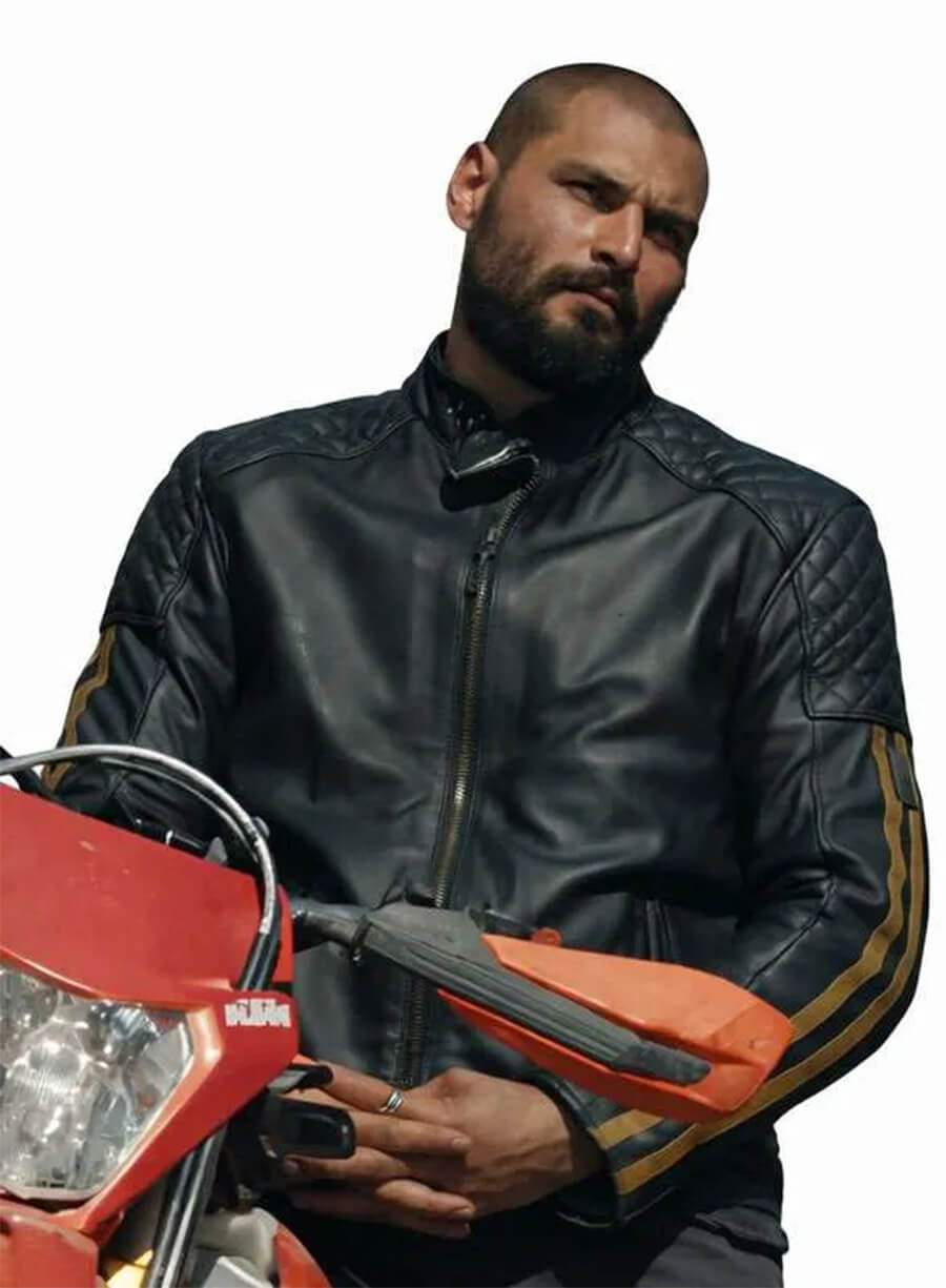 In the Grey Jonathan Moreno Biker Jacket 