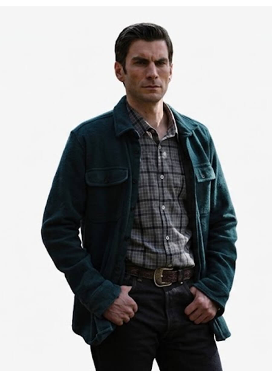 Jamie Dutton Green Wool Jacket
