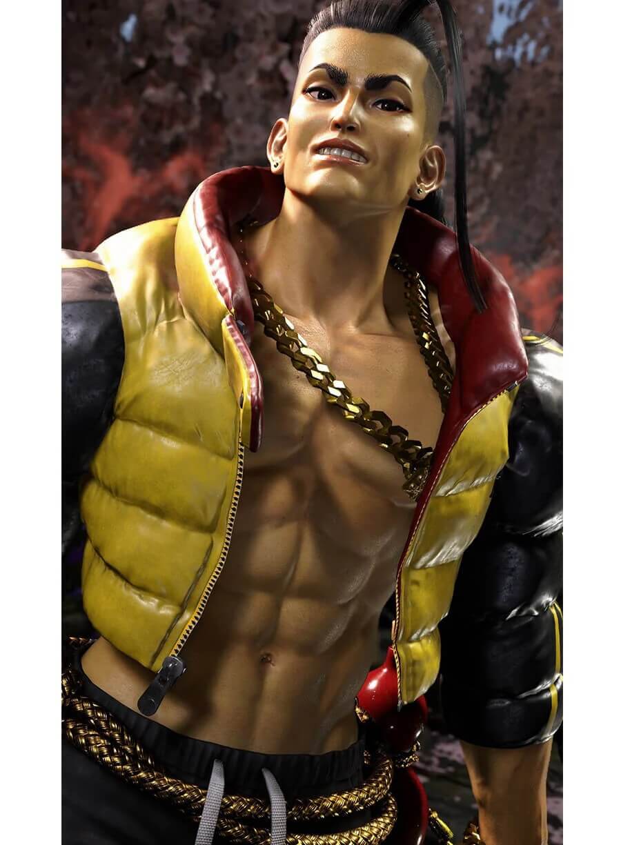 Jamie Siu Street Fighter 6 Yellow Black Jacket