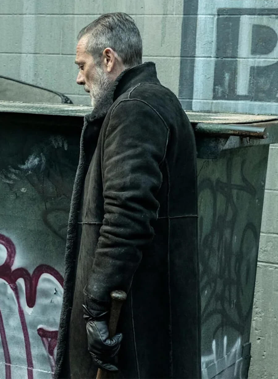 Jeffrey Dean Morgan The Walking Dead: Dead City S03 Shearling Coat