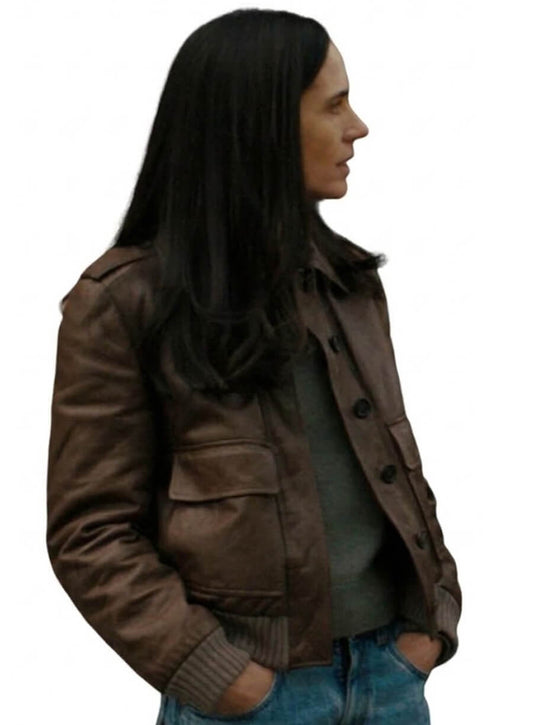 Jennifer Connelly Leather jacket
