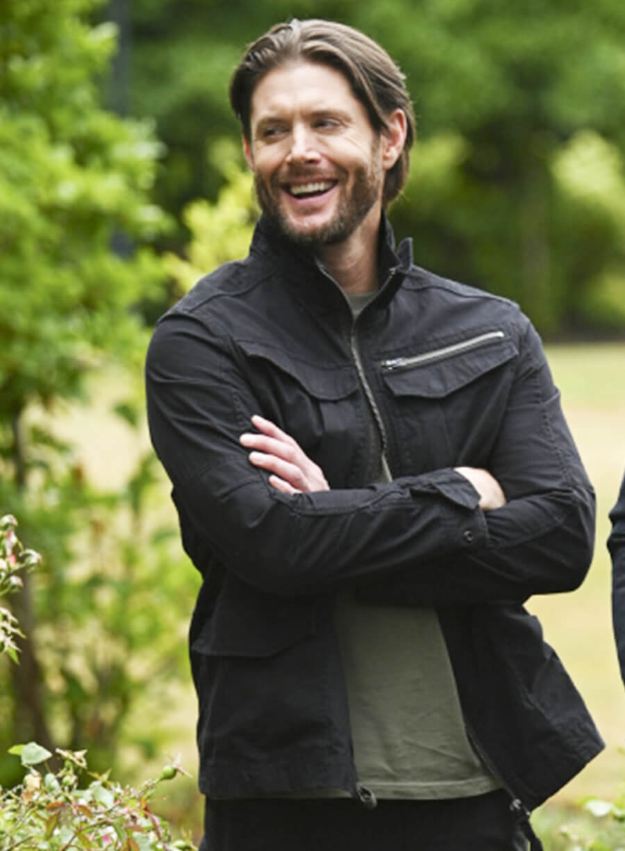 Jensen Ackles Tracker S02 Russell Shaw Black Cotton Jacket