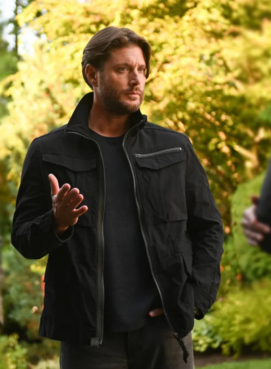 Jensen Ackles Tracker S02 Russell Shaw Black Cotton Jacket