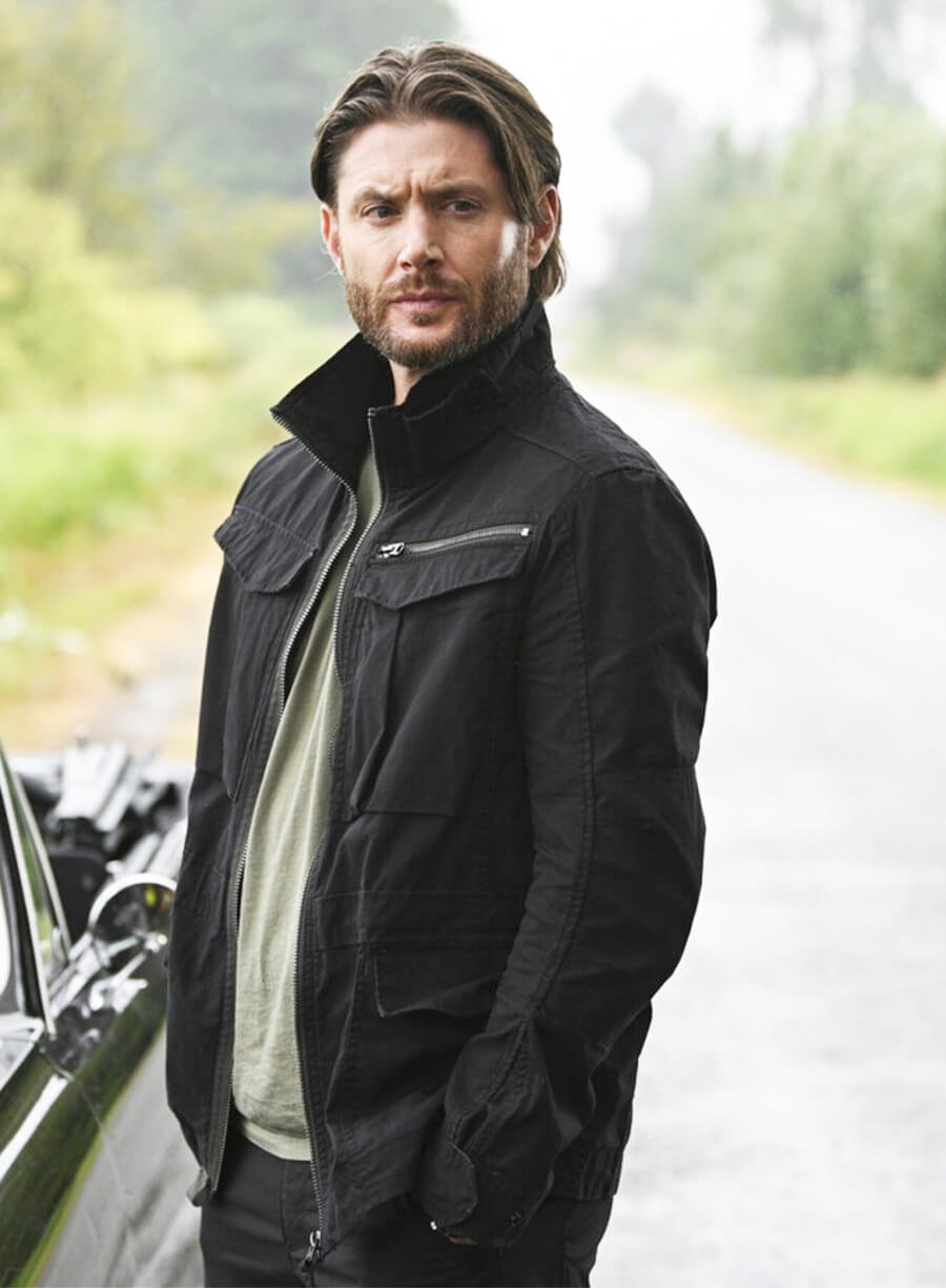 Jensen Ackles Tracker S02 Russell Shaw Black Cotton Jacket