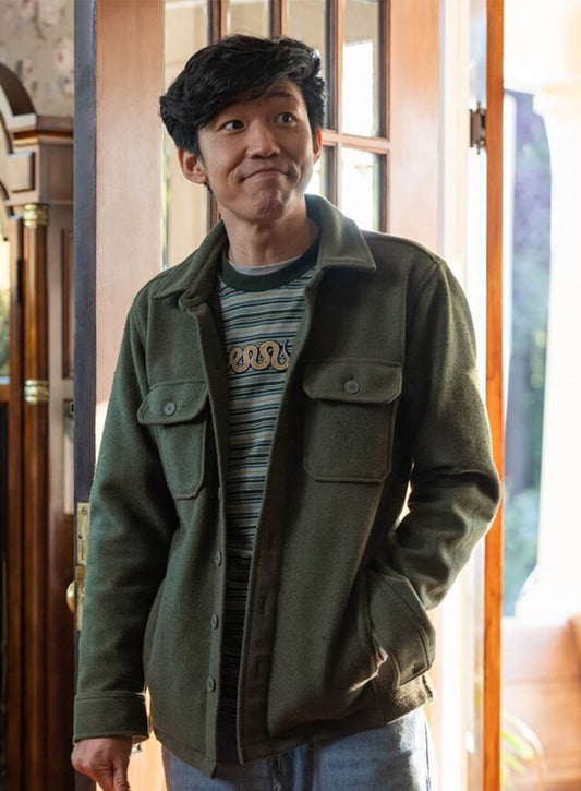 Jeri Ryan Tracker S03 Edward Fong Green Jacket