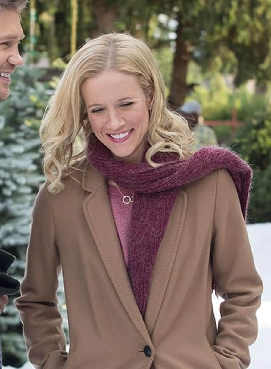 Maggie Road To Christmas Brown Wool Coat