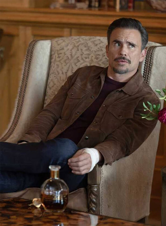 Dutton Ranch Joaquin Jackson Brown Suede Jacket