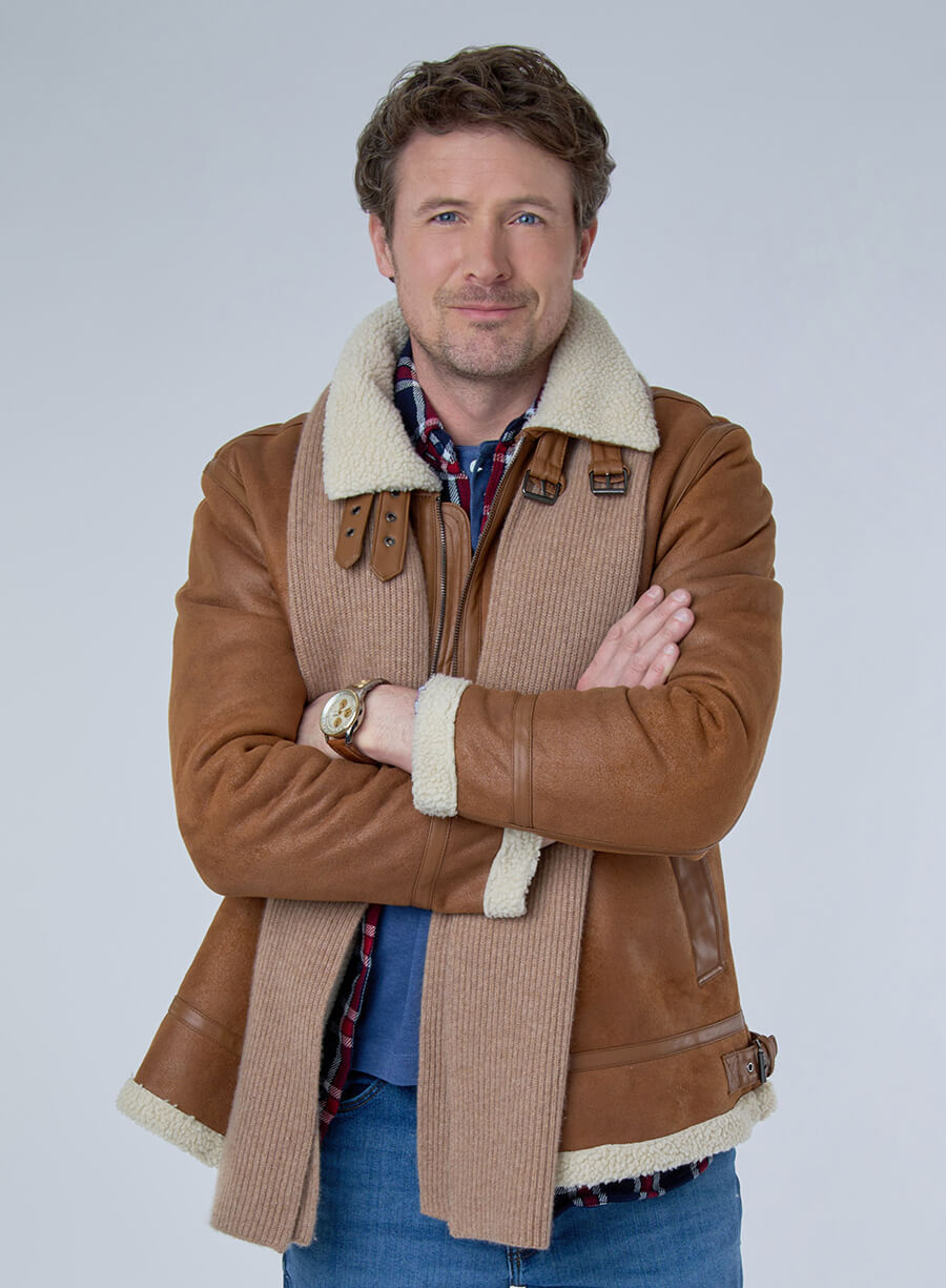 John Reardon Leather Shearling Jacket