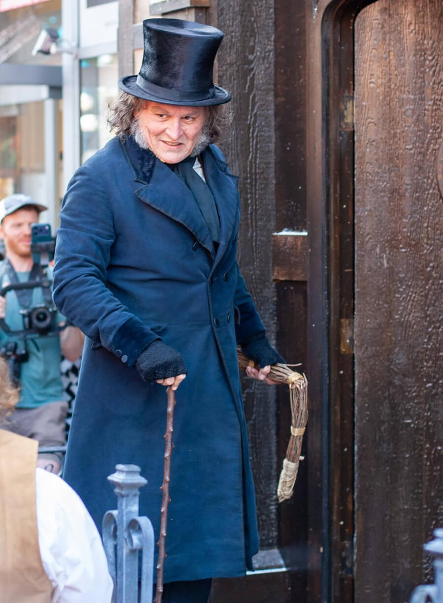 Johnny Deep Ebenezer 2026 Scrooge Wool Coat