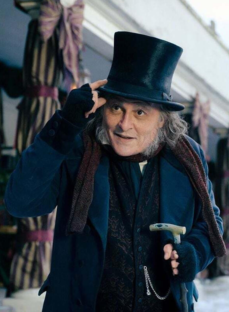 Johnny Deep Ebenezer 2026 Scrooge Wool Coat