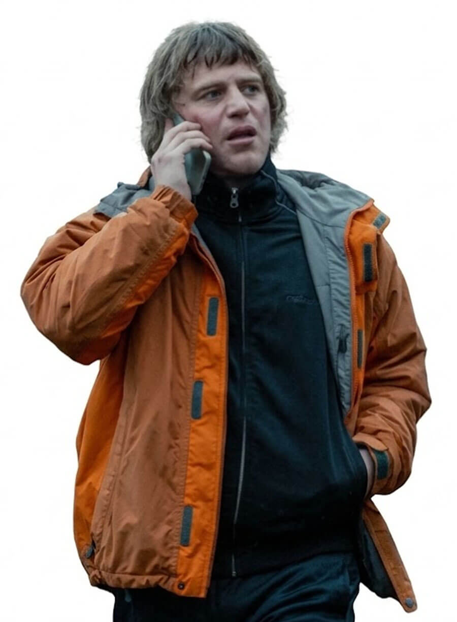 Johnny Flynn MobLand S02 Frankie Cooper Orange Jacket