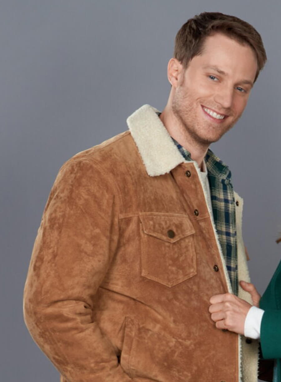 Jonathan Keltz Christmas by Design Brown Suede Jacket