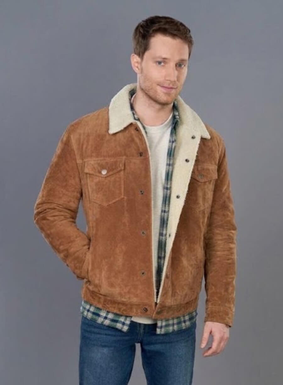 Jonathan Keltz Brown Suede Jacket