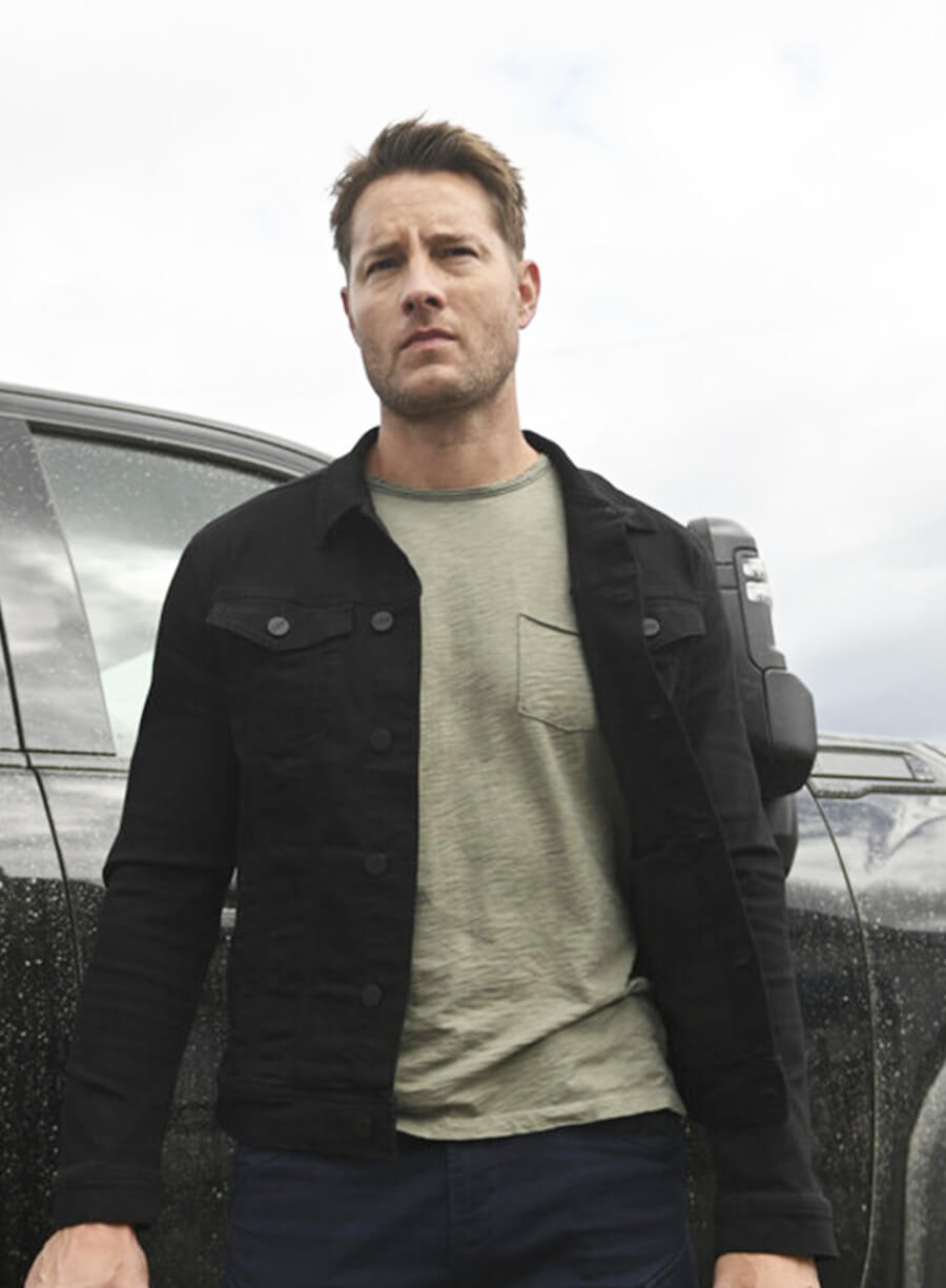 Justin Hartley Tracker S02 Colter Shaw Denim Jacket