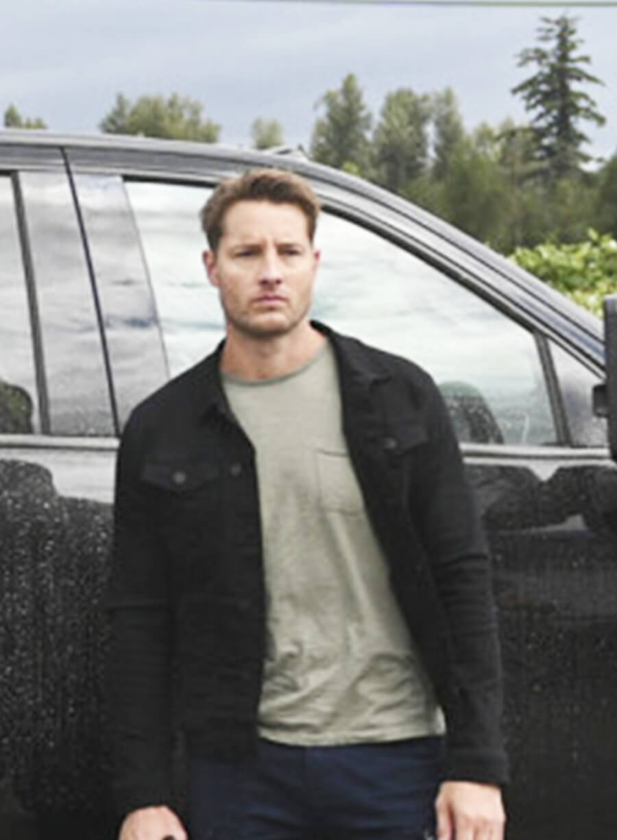 Justin Hartley Tracker S02 Colter Shaw Denim Jacket