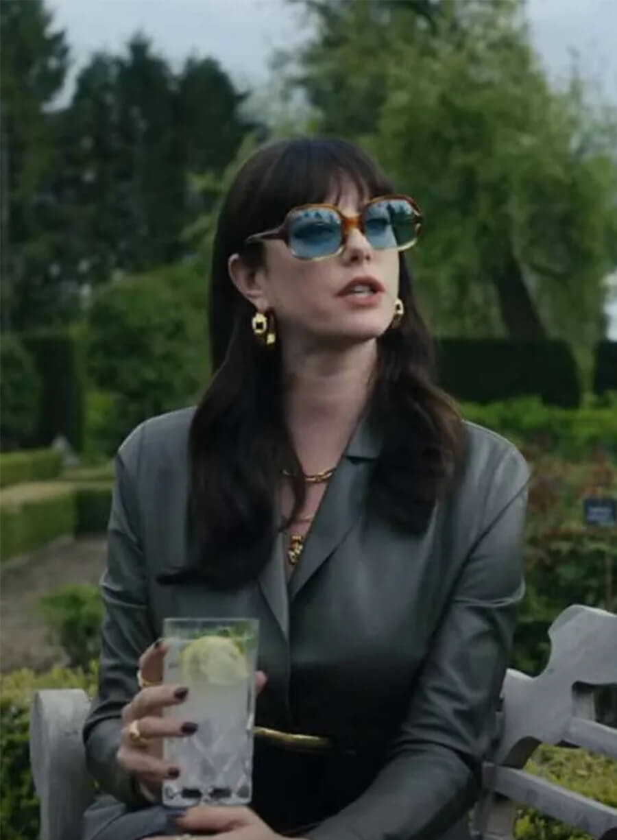 Kaya Scodelario The Gentlemen 2024 Susie Glass Leather Blazer