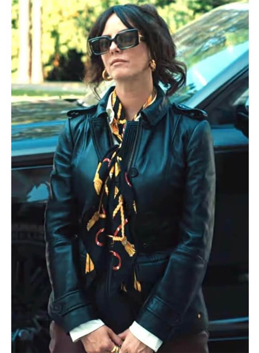 Kaya Scodelario The Gentlemen S02 Susie Glass Leather Jacket