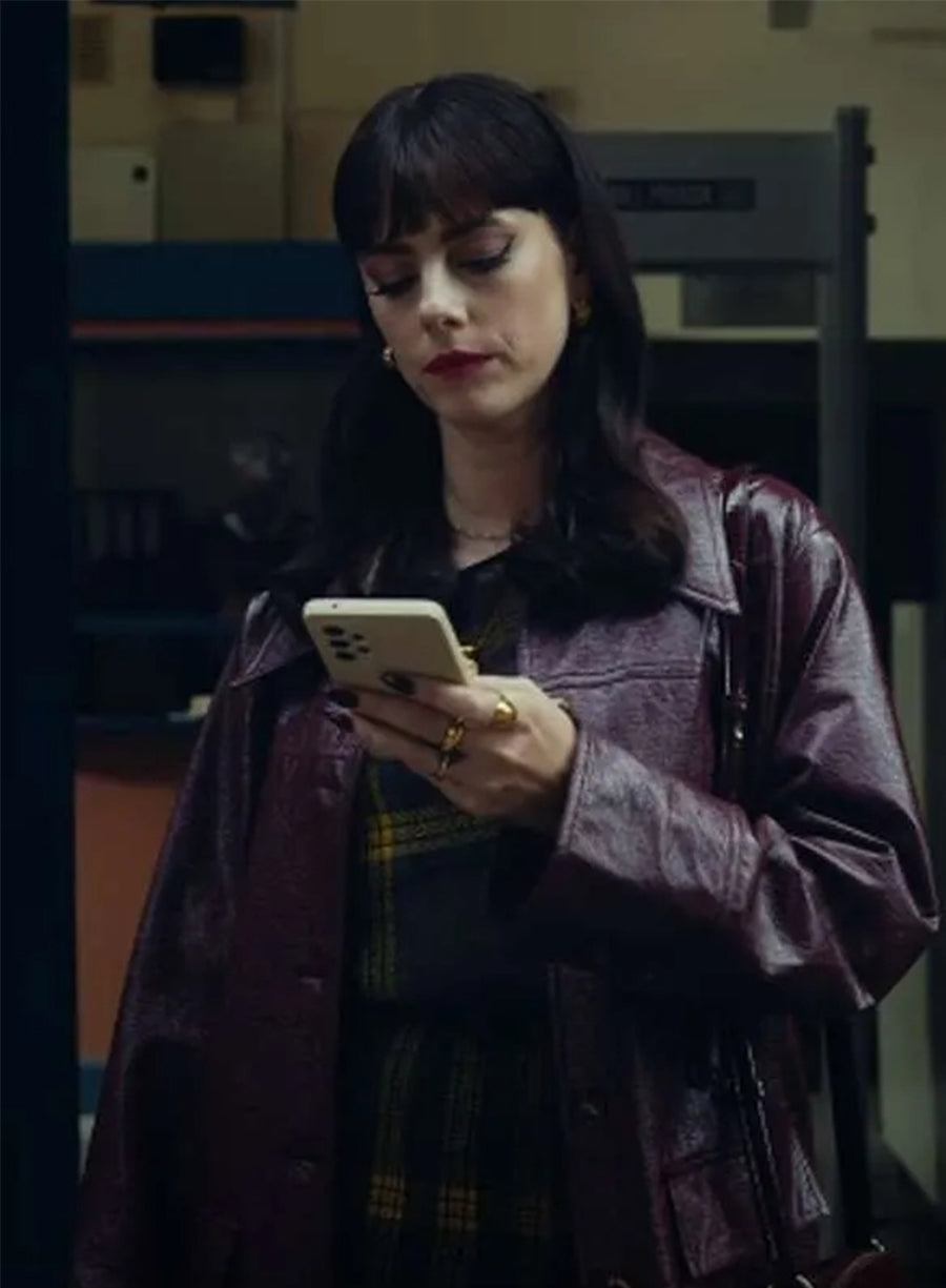The Gentlemen Susie Glass Maroon Coat