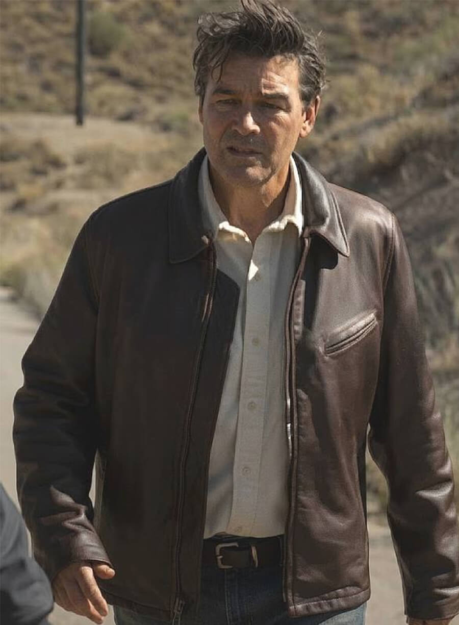 Kyle Chandler Lanterns 2026 Hal Jordan Leather Jacket