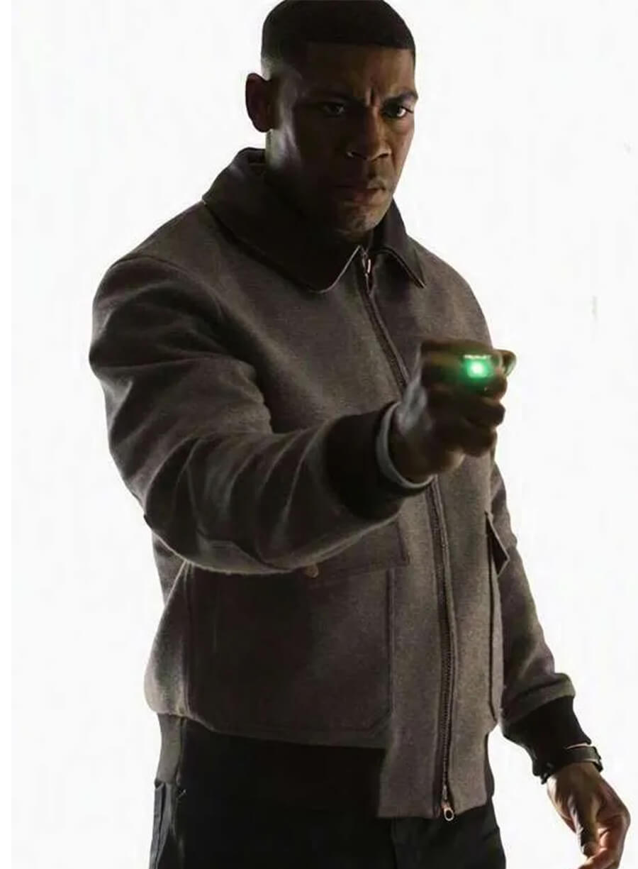Lanterns 2026 Aaron Pierre Grey Wool Jacket