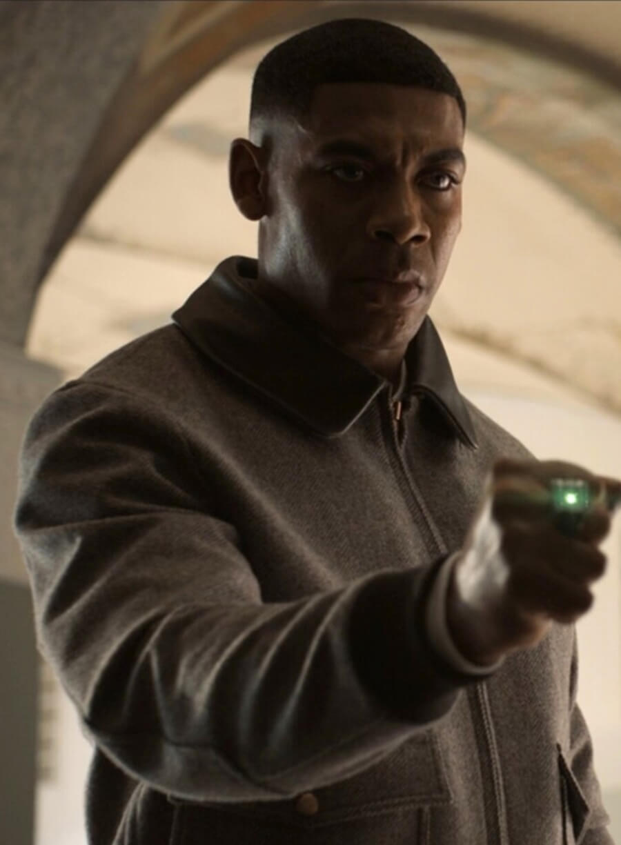 Lanterns 2026 Aaron Pierre Grey Wool Jacket