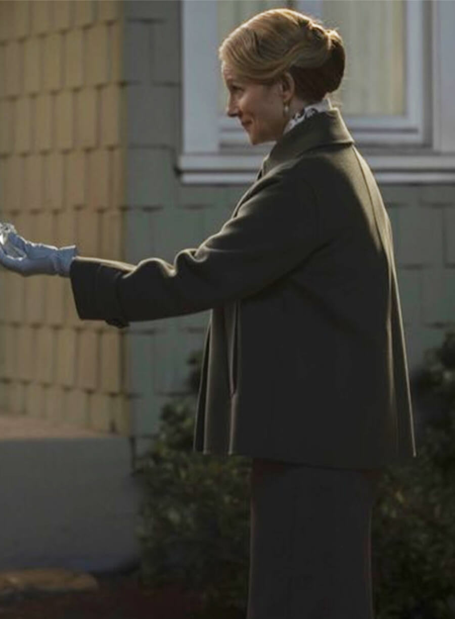 Lanterns 2026 Laura Linney Wool Coat