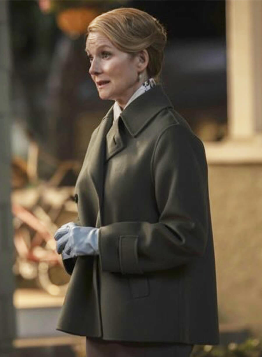 Lanterns 2026 Laura Linney Wool Coat