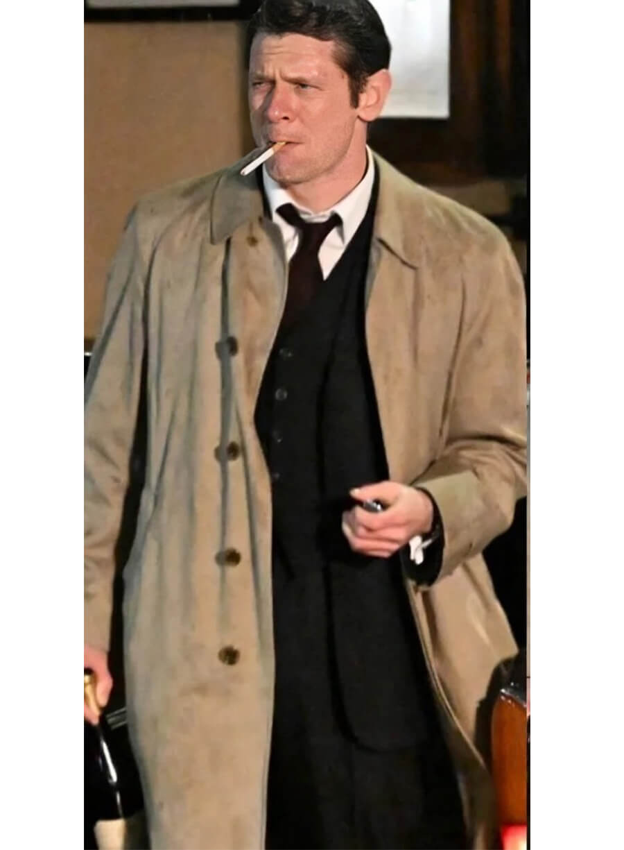Larry Lamb Ink 2026 Beige Trench Coat