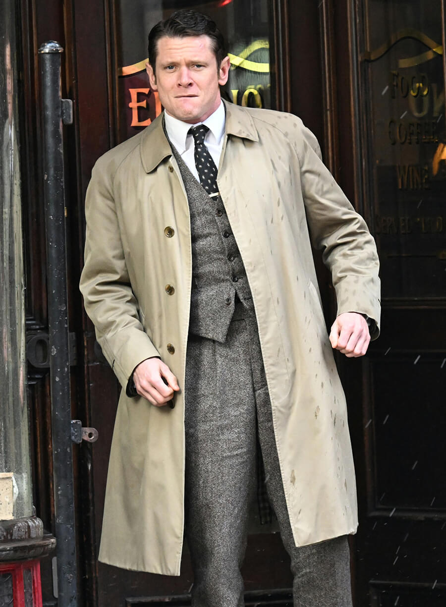 Larry Lamb Ink 2026 Beige Trench Coat