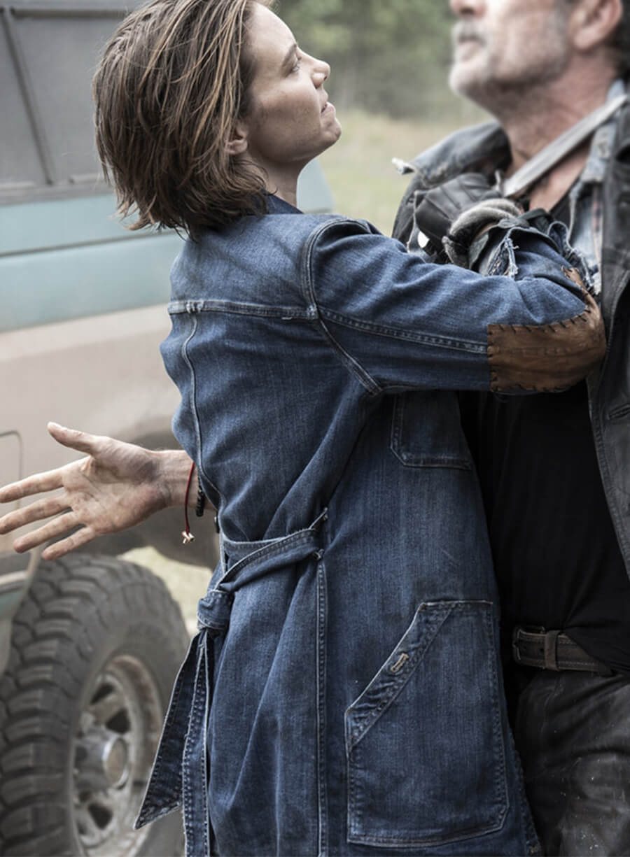 The Walking Dead: Dead City Maggie Rhee Blue Denim Coat