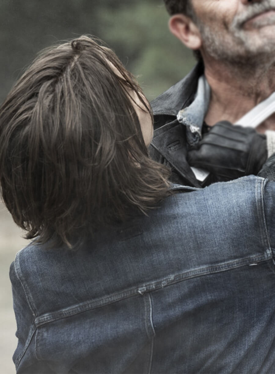 Lauren Cohan The Walking Dead: Dead City Blue Denim Coat